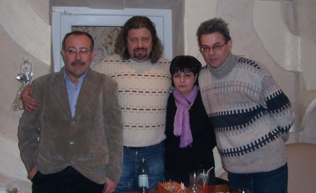 Івано-Франківськ. Степан Процюк, Сергій Пантюк, Маріанна Малина і Євген Баран.